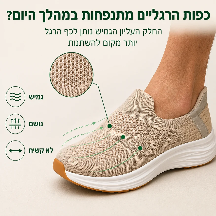 סריגה נושמת שלא מזיעה